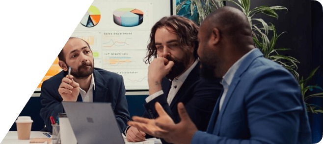 skilled professionals creating customized ABM marketing strategies